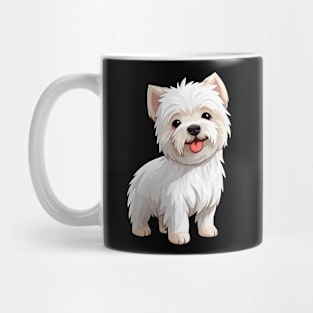 Sunny Days - Cartoon Westie's Delight Mug